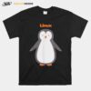 Sweet Linux Happy Minimalist Penguin T-Shirt