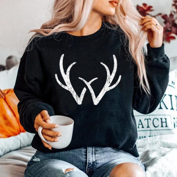 Sweet Tooth W Deer Antler Logo Symbol Sweater