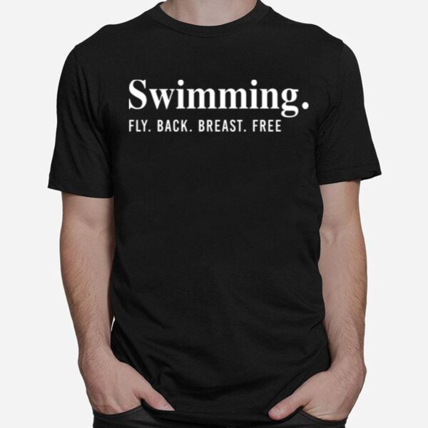 Swimming Fly Back Breast Free T-Shirt