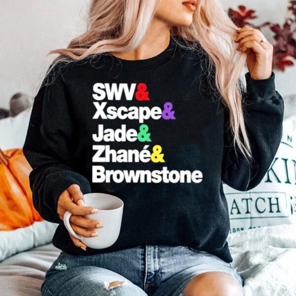 Swv Xscape Jade Zhane Brownstone Sweater