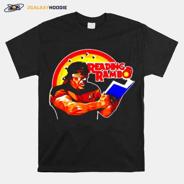 Sylvester Stallone Reading Rambo T-Shirt