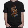 Symbols Mixed Israel Adesanya Colorful Art T-Shirt