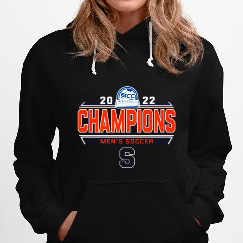 Syracuse Orange 2022 Mens Soccer Conference Tournament Champions Hoodie