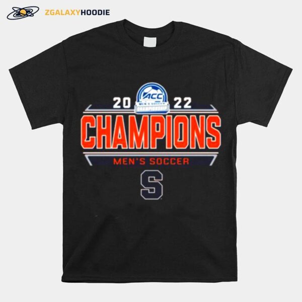 Syracuse Orange 2022 Mens Soccer Conference Tournament Champions T-Shirt