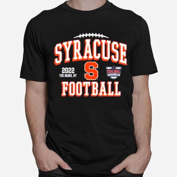 Syracuse Orange 2022 Pinstripe Bowl Single Team Copy T-Shirt