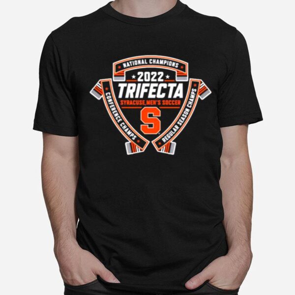 Syracuse Orange 2022 Trifecta Soccer Champions Copy T-Shirt