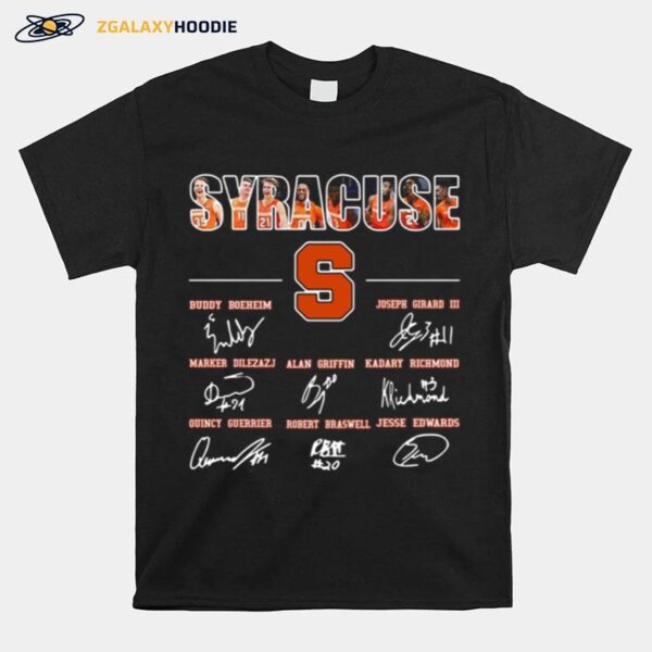 Syracuse Orange Buddy Boeheim Joseph Girard Iii Signatures T-Shirt