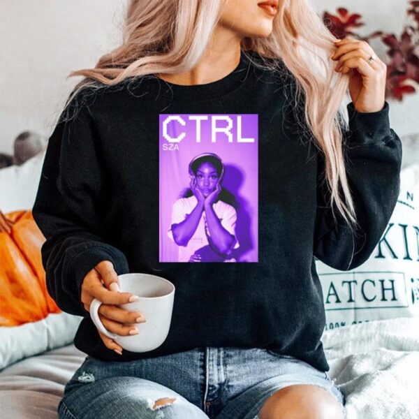 Sza Good Day Purple Poster Sweater