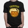 T Pumpkin And Bat Halloween Trumpkin T Shir T-Shirt