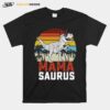 T Rex Mama Saurus Vintage T-Shirt