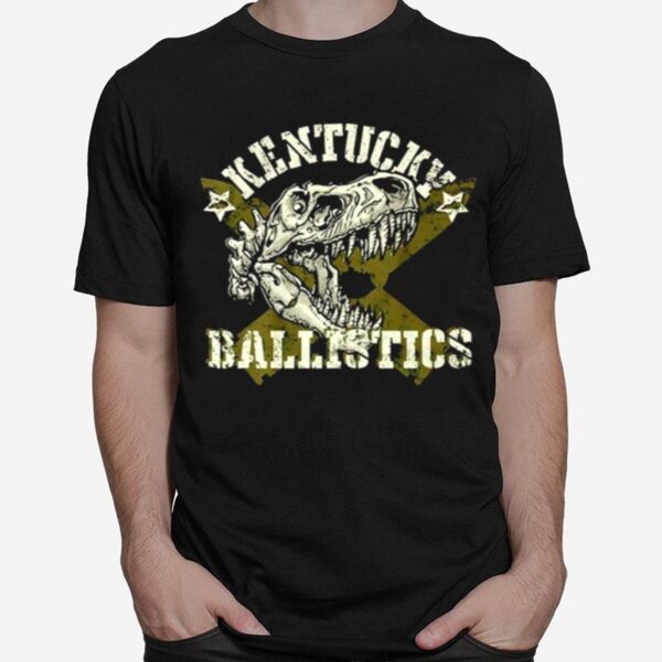 T Rex Skull Kentucky Ballistics T-Shirt