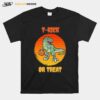 T Rick Or Treat Trex Halloween Dinosaur T-Shirt