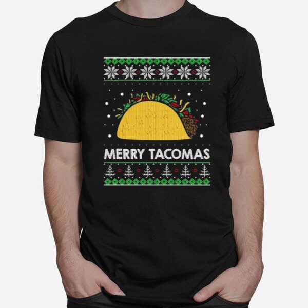 Taco Funny Ugly Christmas Sweater Style T-Shirt