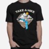 Take A Hike Outdoor Sunset Vintage Style Mountains Nature T-Shirt