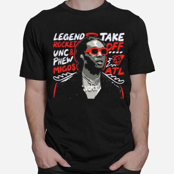 Takeoff Tribute Legend Take Rocket Off T-Shirt