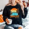 Tamarindo Costa Rica Beach Summer Vacation Palm Trees Sunset Sweater