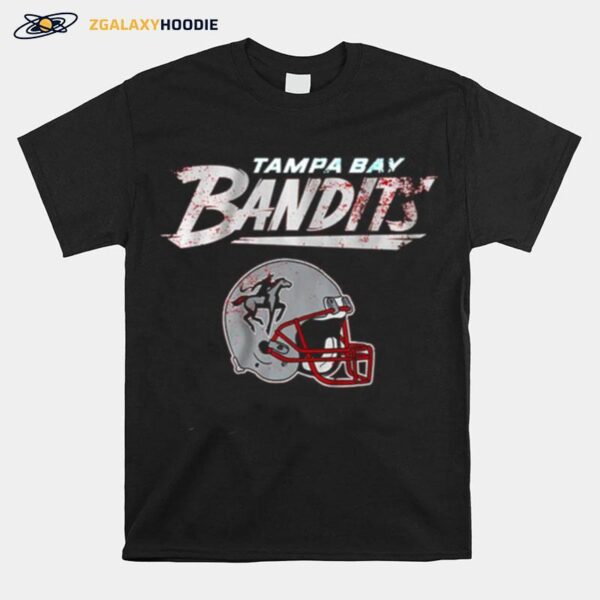 Tampa Bay Bandits Vintage Helmet T-Shirt