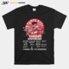 Tampa Bay Buccaneers 45 Years Anniversary Thank You For The Memories Signatures T-Shirt