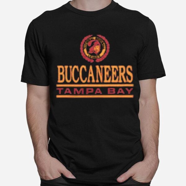 Tampa Bay Buccaneers Crest National Football League 2022 Logo T-Shirt