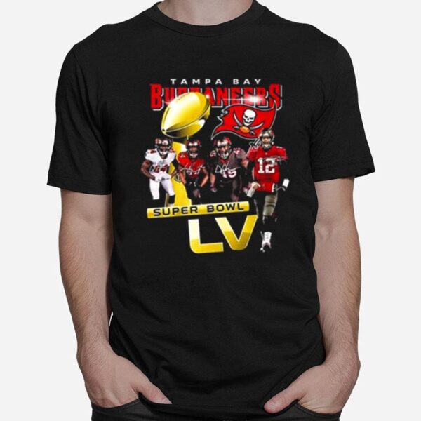 Tampa Bay Buccaneers Super Bowl Lvi Signatures T-Shirt