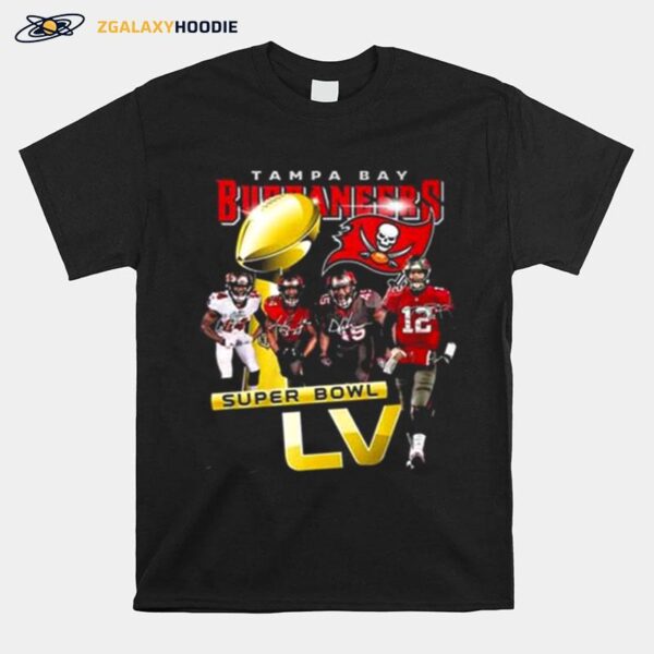 Tampa Bay Buccaneers Super Bowl Lvi Signatures T-Shirt