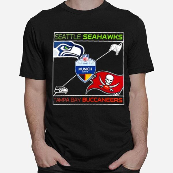 Tampa Bay Buccaneers Vs. Seattle Seahawks 2022 Nfl Matchup T-Shirt