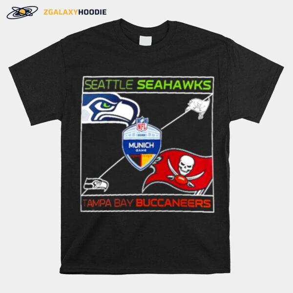 Tampa Bay Buccaneers Vs. Seattle Seahawks 2022 Nfl Matchup T-Shirt