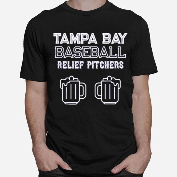 Tampa Bay Florida Baseball Relief Pitchers Beer T-Shirt