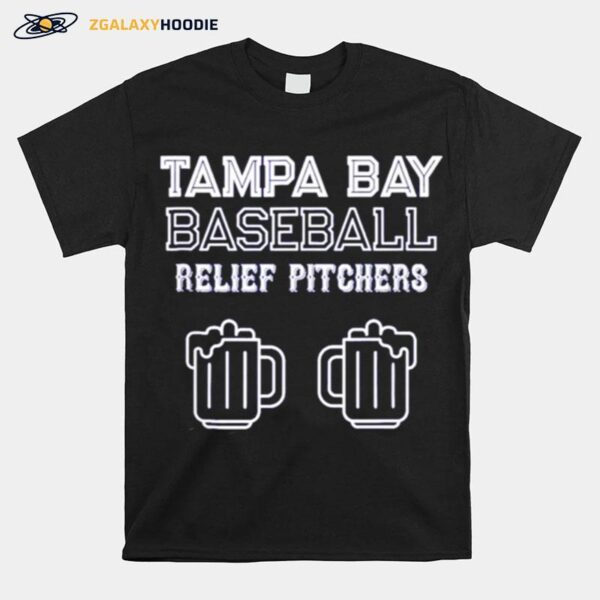 Tampa Bay Florida Baseball Relief Pitchers Beer T-Shirt