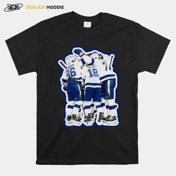 Tampa Bay Lightning Hockey Playing T-Shirt