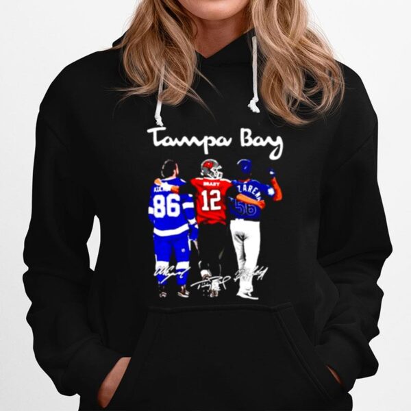 Tampa Bay Nikita Kucherov Tom Brady And Randy Arozarena Fiends Signature Hoodie