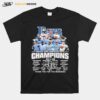 Tampa Bay Rays American League Champions Thank For The Memories Signatures T-Shirt