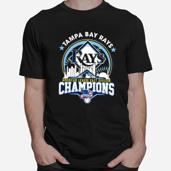 Tampa Bay Rays American League East Division Champions T-Shirt