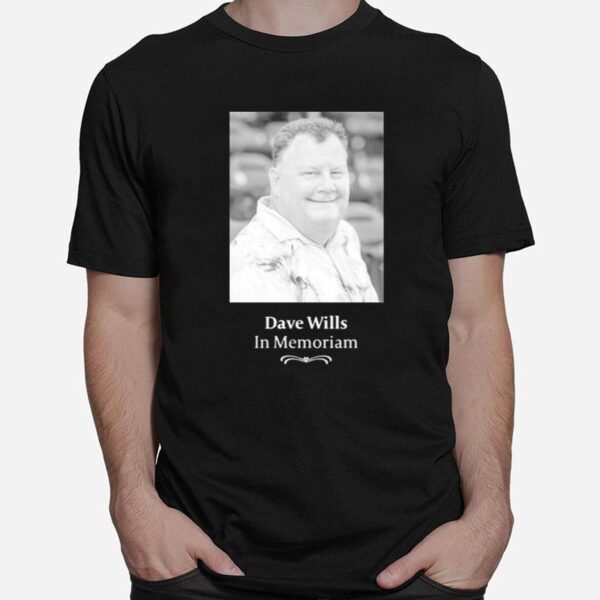 Tampa Bay Rays Dave Wills In Memoriam T-Shirt