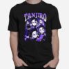 Tanjiro Purple Art Demon Slayer Kimetsu No Yaiba T-Shirt