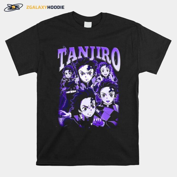 Tanjiro Purple Art Demon Slayer Kimetsu No Yaiba T-Shirt