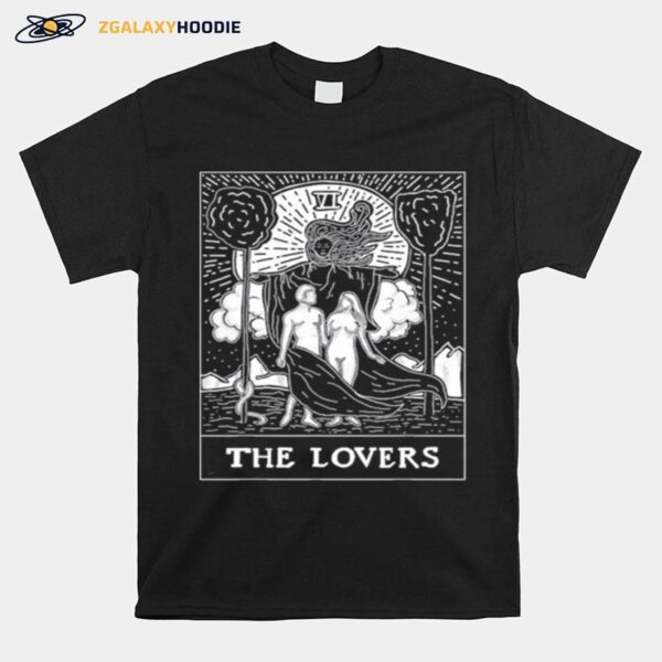 Tarot Card The Lovers Vi Occult Vintage T-Shirt