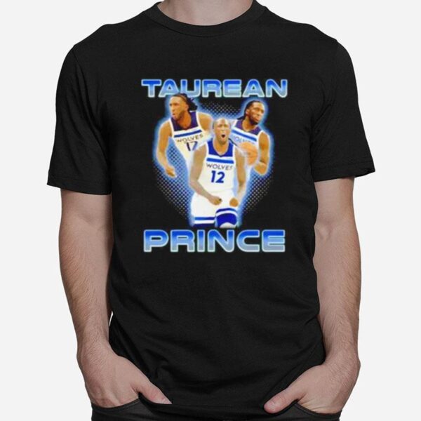 Taurean Prince Minnesota Timberwolves Basketball Dots T-Shirt