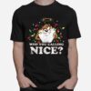 Taz Who You Calling Nice Space Jam New Legacy Looney Tunes Christmas T-Shirt