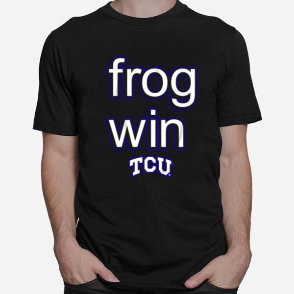 Tcu Football Frog Win 2022 T-Shirt