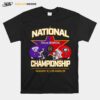 Tcu Horned Frogs Vs. Georgia Bulldogs College Football Playoff 2023 National Championship Matchup T-Shirt