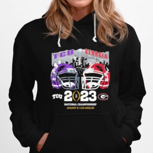 Tcu Horned Frogs Vs Georgia Bulldogs 2023 National Championship Bound Hoodie