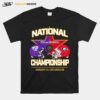 Tcu Horned Frogs Vs Georgia Bulldogs Fanatics Branded College Football Playoff 2023 National Championship Matchup T-Shirt