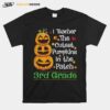 Teach Cutest Pumpkins 3Rd Grade Teacher Halloween Costume T-Shirt