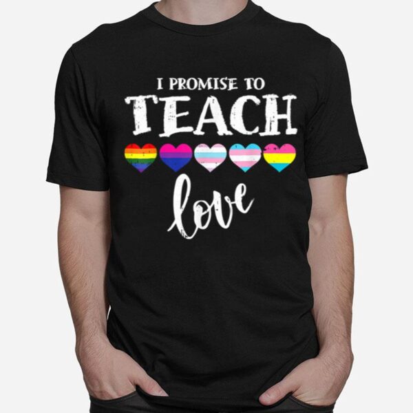 Teacher Ally Lgbt Teaching Love Rainbow Pride Month T B0B31Gc9Gj T-Shirt