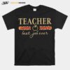 Teacher Apple Best Job Ever Leopard T-Shirt