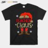 Teacher Claus Leopard Merry Christmas T-Shirt