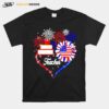 Teacher Love 4Th Of July Firework T-Shirt