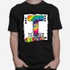 Teacher School Hippie Colorful T-Shirt