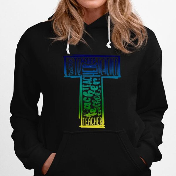 Teacher Typography Hoodie